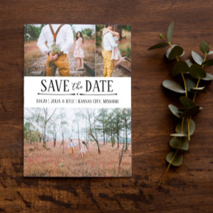 Simple Photo Save the Date Invitation