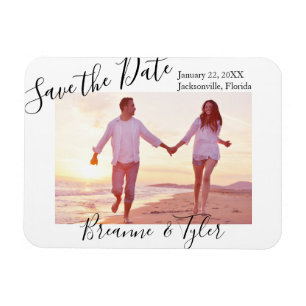 Simple Photo - Save the Date Magnet