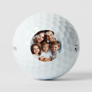 Simple Photo Script Spanish  Custom Father's Day Golf Balls