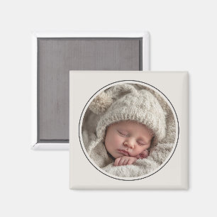Simple Photo Template Personalised Frame Magnet