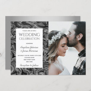 Simple Photo Wedding Invitation