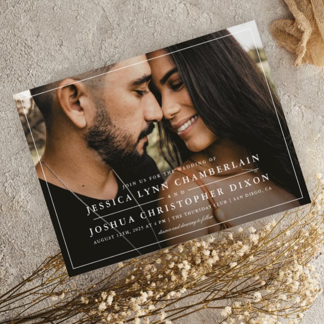 Simple Photo Wedding Invitation (Creator Uploaded)
