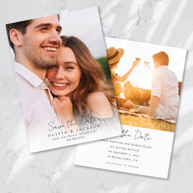 Simple Photo Wedding Save The Date (Creator Uploaded)