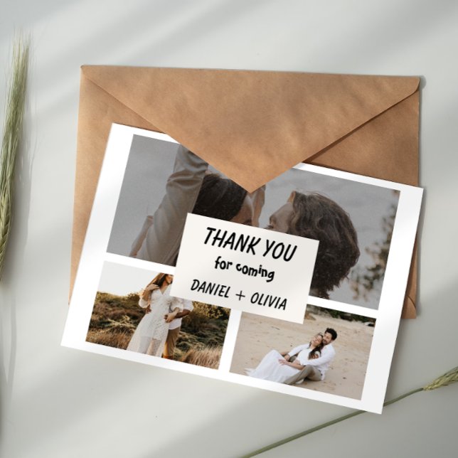 Simple Photo Wedding Thank You Card (Creator Uploaded)