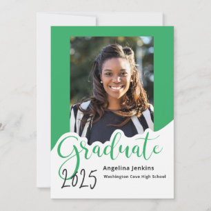 Simple Photo Whimsical Green 2025 Announcement