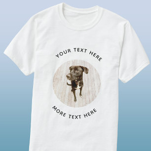Simple Photo With Text T-Shirt