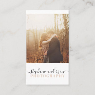 Simple Photography Business Card