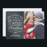 Simple Phrase Editable Colour Christmas Photo Card<br><div class="desc">Celebrate the season with this modern and stylish holiday card from Berry Berry Sweet.</div>