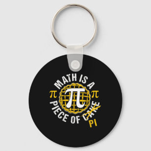 Simple Pi Symbol Shirt National Pi Day Gift Key Ring