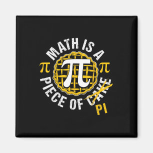 Simple Pi Symbol Shirt National Pi Day Gift Magnet