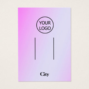 simple pink add your logo custom hair clip display