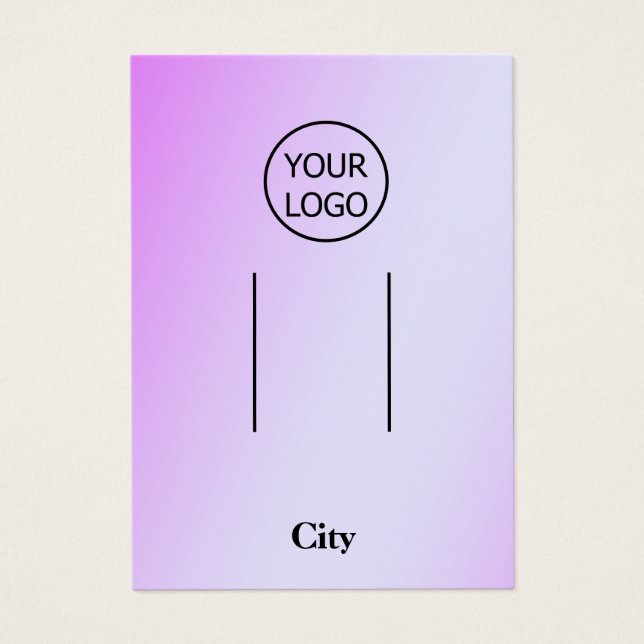 simple pink add your logo custom hair clip display (Front)