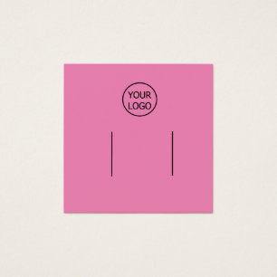 simple pink add your logo custom hair clip display