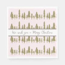 Simple Pink and Magenta Christmas Pattern