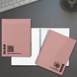 Simple Pink Black Hair Salon Appointment Book Planner<br><div class="desc">The Simple Pink Black Hair Salon Appointment Book Planner, part of the Black Pink Hair Stylist Business Cards & Suite, has a stylish pink cover with a round black custom company logo and in bold typography the year and the company name in the bottom right corner of the front cover....</div>