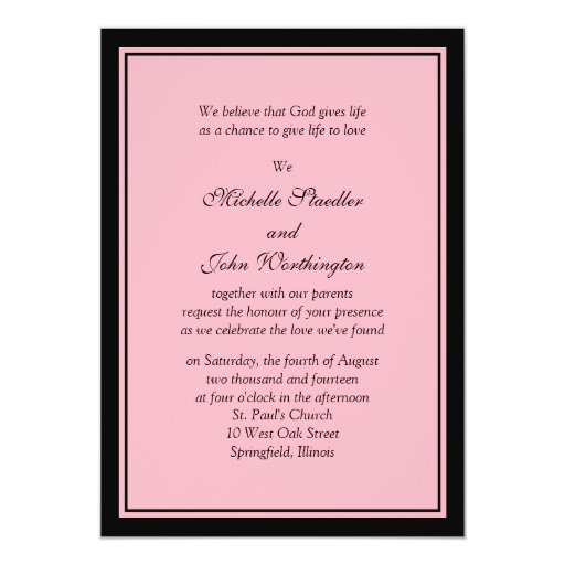 Easy Wedding Invitation Templates 8