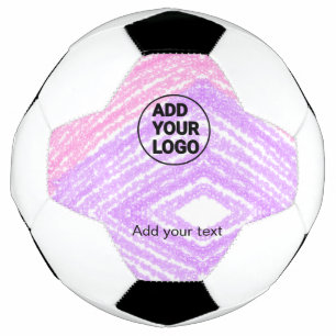 Simple pink glitter texture sparkle add logo text  football