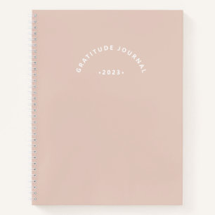 Simple Pink Gratitude Journal