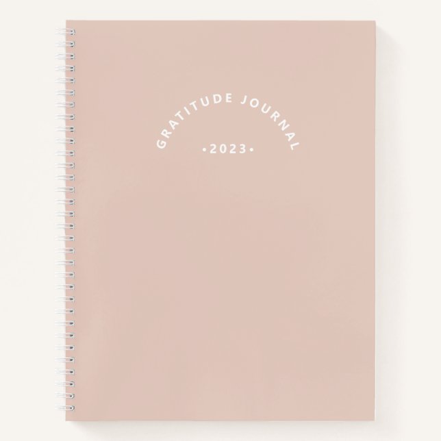 Simple Pink Gratitude Journal (Front)