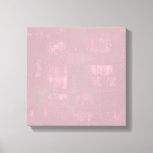 Simple Pink Grey Mallow Abstract Canvas Print