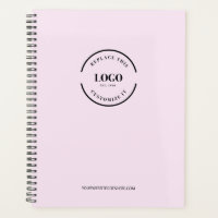 Simple Pink Minimalist Custom Logo Branded