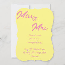 SIMPLE PINK MODERN BRIDAL SHOWER INVITATION
