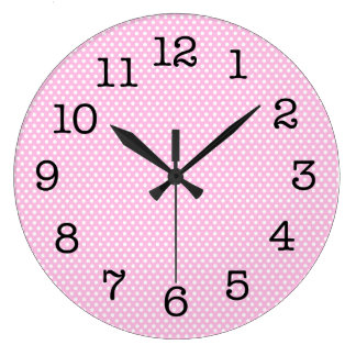 Pink Wall Clocks | Zazzle.co.uk