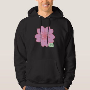Simple Pink Sakura Cherry Blossom for Women for S Hoodie
