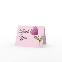 Simple Pink Tulip Cute & Custom 