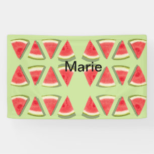 Simple pink watermelon add name minimal custom th banner