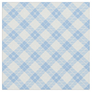 Simple Plaid Unisex Pattern Light Blue Subtle Fabric