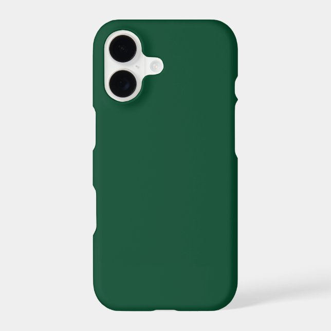 Simple Plain British Racing Green Solid Colour (Back)
