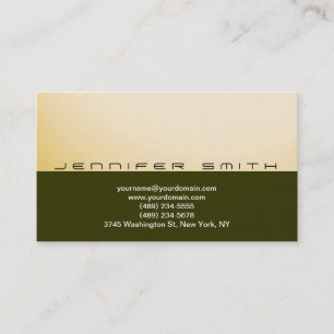 Simple Plain Business Card