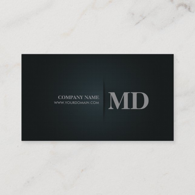 Simple Plain Elegant Business Card* Card (Front)
