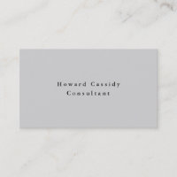 Simple Plain Elegant Light Grey Minimalist Modern
