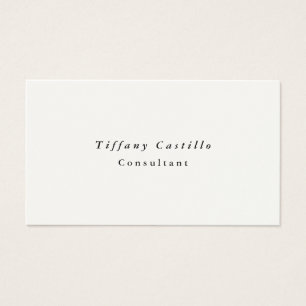 Simple Plain Elegant Minimalist Modern Cream