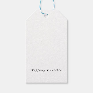 Simple Plain Elegant Modern Gift Tags