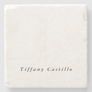 Simple Plain Elegant Modern Stone Coaster