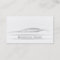 Simple Plain Grey Line Car Business Card
