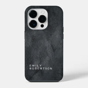 Simple Plain Grey Trendy Modern Minimalist iPhone 14 Pro Case