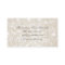 Simple Plain Linen Shimmering Business Card