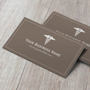 Simple Plain Medical Business Card