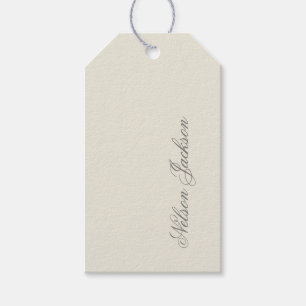 Simple Plain Minimalist Elegant Modern Pastel Gift Tags