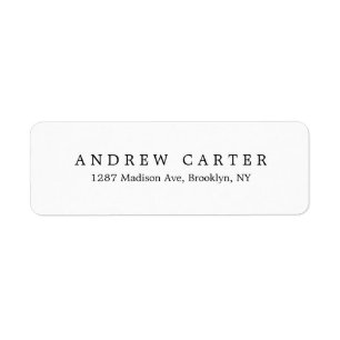 Simple Plain Minimalist Elegant Modern White