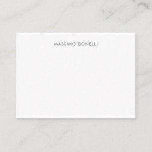 Simple Plain Modern Elegant Enclosure Card