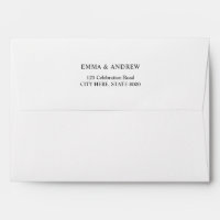 Simple Plain Return Address 5x7