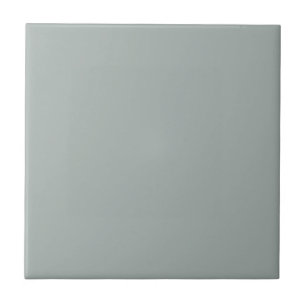 Simple Plain Sage Grey Green Solid Color Tile
