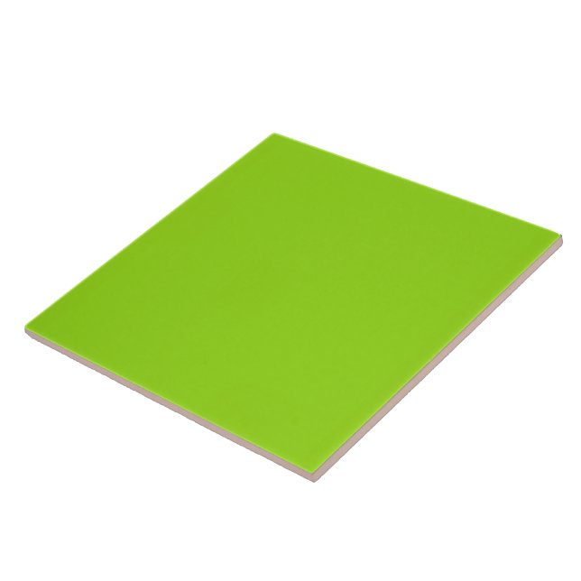 Simple plain solid green tile (Side)