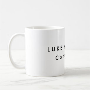 Simple Plain Trendy White Professional Creative Coffee Mug