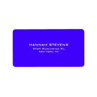 Simple Plain Ultramarine Blue Elegant Modern